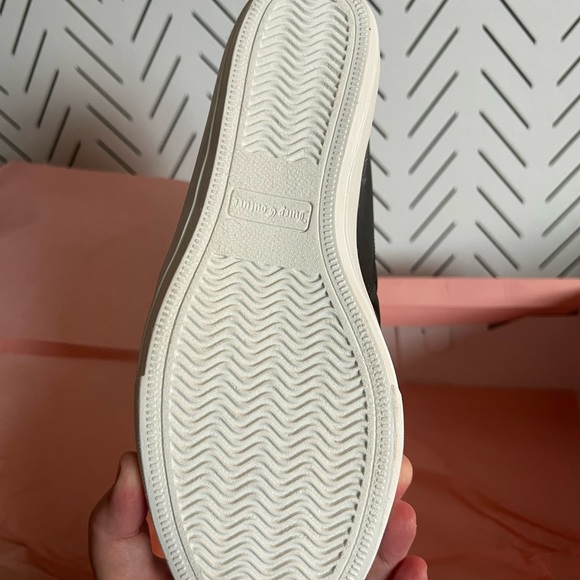 Juicy Couture Black Quilted Wedge Sneakers - Picture 7 of 11